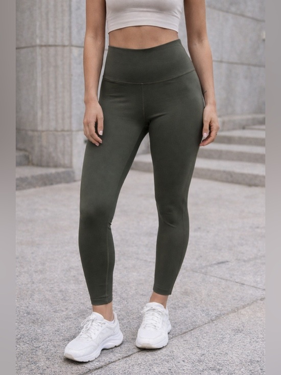 Nike Pants - Nike Dri-FIT Olive Green Leggings High Rise Athletic Yoga Pants Women’s Small